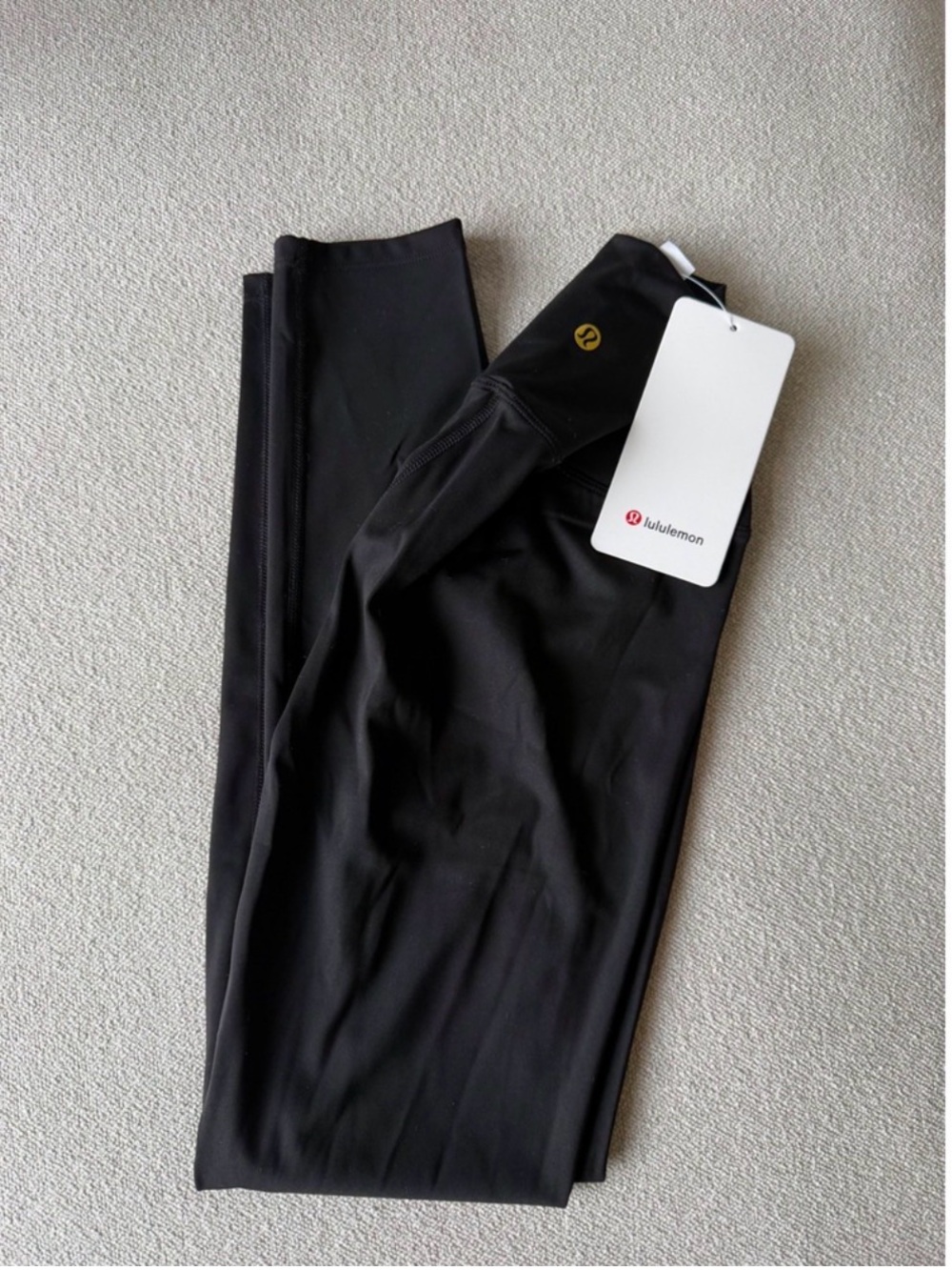Lululemon Define Cropped Jacket Nulu Black Gold Zip & Leggings Set Size 6 NWT - Picture 7 of 7